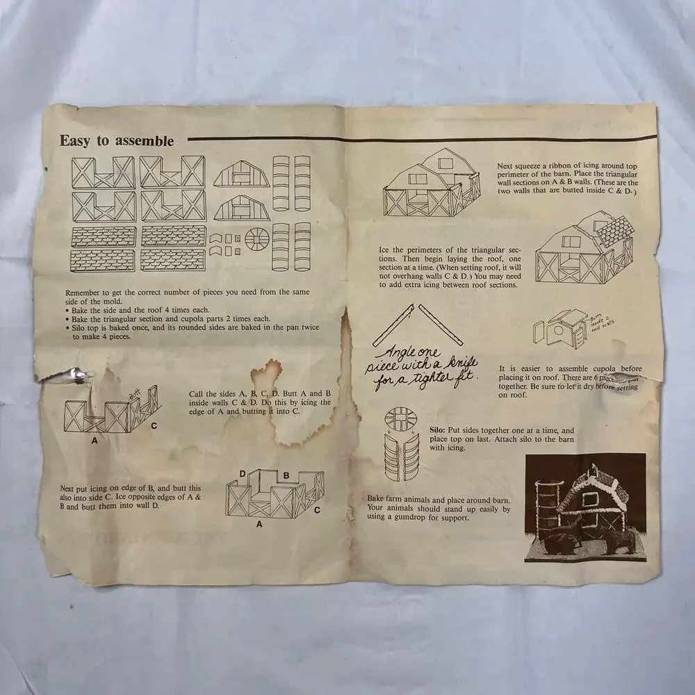 John Wright Co The Barnyard 1983 Cast Iron Farm Animal Mold Pan Made USA